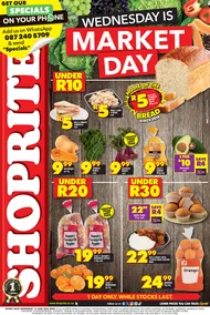 Shoprite Gauteng, Mpumalanga, North West & Limpopo : Market Day (19 June 2024 Only!)