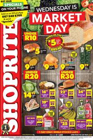 Shoprite Gauteng, Mpumalanga, North West & Limpopo : Wednesday Is Market Day (21 February 2024 Only)