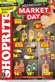 Shoprite Gauteng, Mpumalanga, North West & Limpopo : Wednesday Is Market Day (22 May 2024 Only)