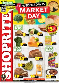 Shoprite Gauteng, Mpumalanga, North West & Limpopo : Wednesday Is Market Day (25 June 2025 Only)