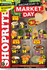 Shoprite Gauteng, Mpumalanga, North West & Limpopo : Wednesday Is Market Day (26 June 2024 Only)