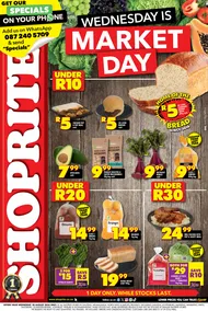 Shoprite Gauteng, Mpumalanga, North West & Limpopo : Wednesday Is Market Day (28 August 2024 Only)