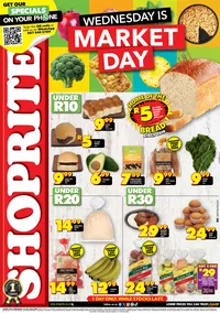 Shoprite Gauteng, Mpumalanga, North West & Limpopo : Wednesday Is Market Day (30 July 2025 Only)