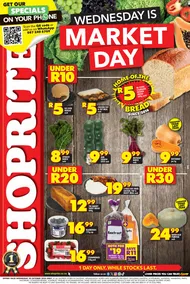 Shoprite Gauteng, Mpumalanga, North West & Limpopo : Wednesday Is Market Day (30 October 2024 Only)