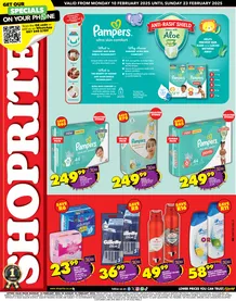 Shoprite Gauteng, Mpumalanga, North West & Limpopo : Pampers Savings (10 February - 23 February 2025)