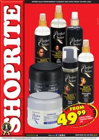 Shoprite Gauteng, Mpumalanga, North West & Limpopo : Perfect Choice Hair Care Essentials (16 March - 30 April 2026)
