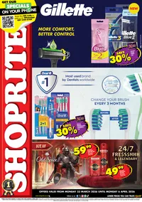Shoprite Gauteng, North West, Mpumalanga & Limpopo : Personal Care Essentials (23 March - 06 April 2026)