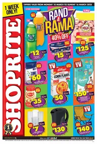 Shoprite Gauteng, Mpumalanga, North West & Limpopo : Rand A Rama (10 March - 16 March 2025)