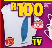 Essentials 1.7Ltr Auto Kettle