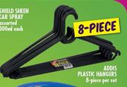 Addis Plastic Hangers-8 Per Set