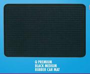 Q Premium Black Medium Rubber Car Mat