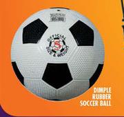 Dimple Rubber Soccer Ball