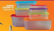 Rainbow 7 Piece Container Set-Per set