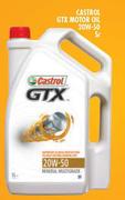 Castrol GTX Motor Oil 20W 50-5Ltr