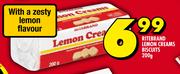 Ritebrand Lemon Creams Biscuits-200g