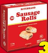 Ritebrand Frozen Sausage Rolls-30 Per Pack