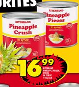 Ritebrand Pineapple Crush Pieces In Syrup-440g Each