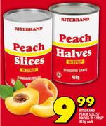 Ritebrand Peach Slices/Halves In Syrup-410g Each
