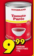 Ritebrand Tomato Puree-410g