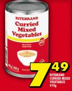Ritebrand Curried Mixed Vegetables-410g