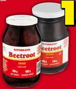 Ritebrand Grated/Sliced Beetroot-780g Each