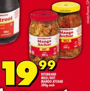 Ritebrand Mild/Hot Mango Atchar-380g Each