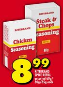 Ritebrand Spice Refill-60g/80g/85g Each