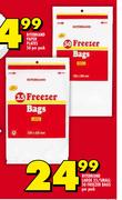 Ritebrand Large 25/Small 50 Freezer Bags-Per Pack