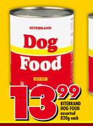 Ritebrand Dog Food Assorted-820g Each