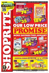 Shoprite Gauteng, Mpumalanga, North West & Limpopo : Our Low Price (06 January - 19 January 2025) 