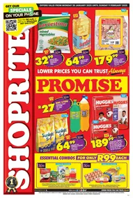 Shoprite Gauteng, Mpumalanga, North West & Limpopo : Lower Prices You Can Trust (20 January  - 09 February 2025)