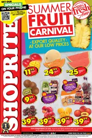 Shoprite Gauteng, Mpumalanga, North West & Limpopo : Summer Fruit Carnival (20 January - 02 February 2025)