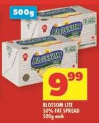 Blossom Lite 50% Fat Spread-500g Each