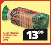 Sasko Premium Sliced Brown Bread-700g