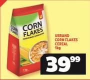 Ubrand Corn Flakes Cereal-1Kg
