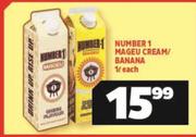 Number 1 Mageu Cream/Banana-1L Each