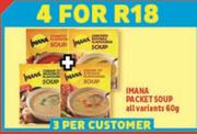 Imana Packet Soup All Variants-For 4 x 60g