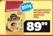 Nescafe Ricoffy Instant Coffee Granules-800g