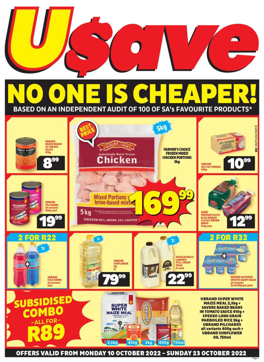 Usave Gauteng, Mpumalanga, Limpopo & North West (10 October - 23 ...