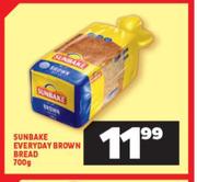 Sunbake Everyday Brown Bread-700g