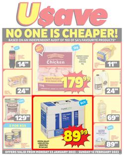 Usave Gauteng, Mpumalanga, Limpopo & North West (23 January - 12 February 2023), page 1