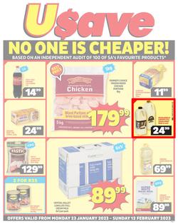 Usave Gauteng, Mpumalanga, Limpopo & North West (23 January - 12 February 2023), page 1