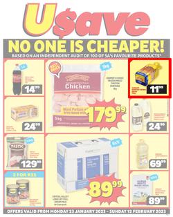 Usave Gauteng, Mpumalanga, Limpopo & North West (23 January - 12 February 2023), page 1