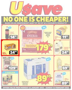 Usave Gauteng, Mpumalanga, Limpopo & North West (23 January - 12 February 2023), page 1