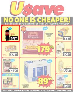 Usave Gauteng, Mpumalanga, Limpopo & North West (23 January - 12 February 2023), page 1