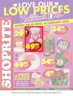 Shoprite : Valentine's  Day (05 Feb - 14 Feb 2018), page 1
