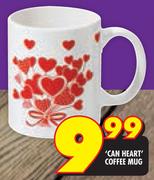 Can Heart Coffee Mug