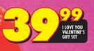 I Love You Valentine’s Gift Set