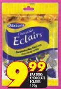 Baxtons Chocolate Eclairs-100g