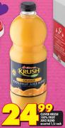 Clover Krush 100% Juice Blend-1.5Ltr Each